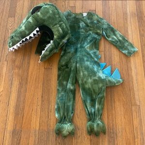 Kids Dinosaur Costume in Green